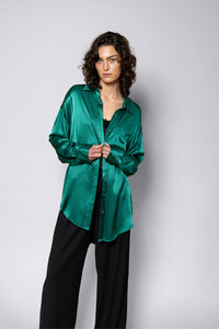 KAIA EMERALD BLOUSE