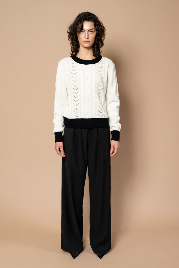 PHOEBE CASHMERE KNIT - CREAM