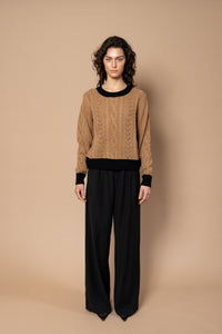 PHOEBE CASHMERE KNIT - CAMEL