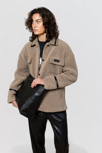 HALSTON SHERPA JACKET