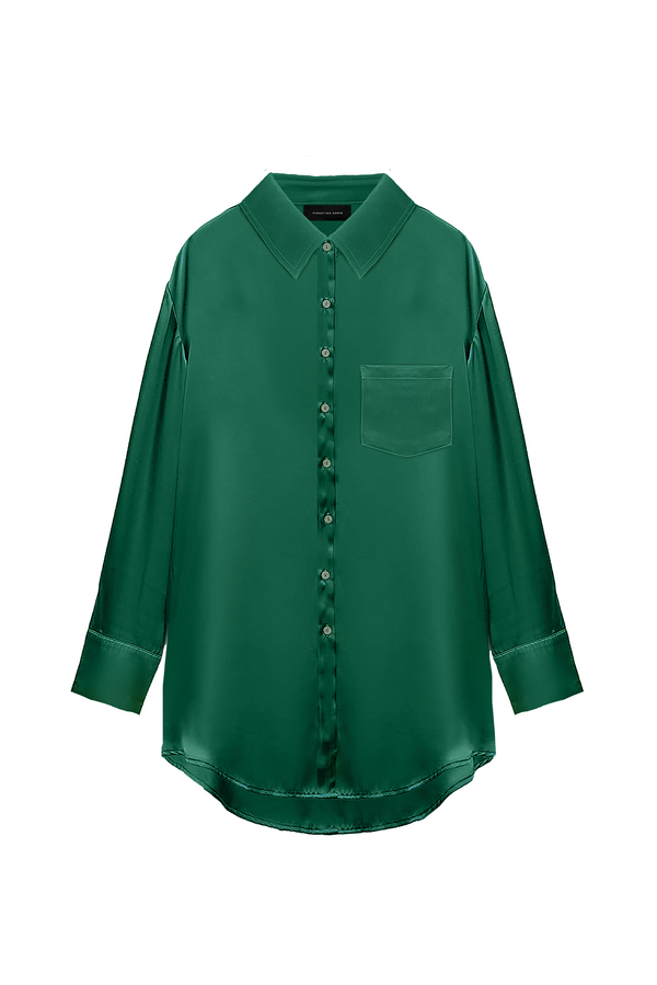 KAIA EMERALD BLOUSE