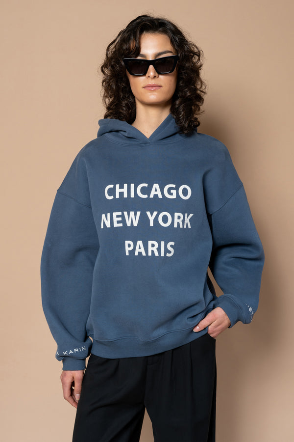 METROPOLITAN SWEATSHIRT - SPACE BLUE