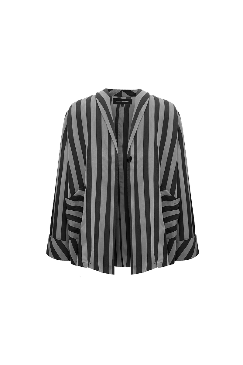 SHADOW STRIPE BLOUSE