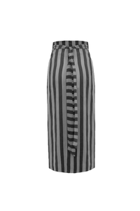 VIVIENNE WRAP SKIRT - BLACK