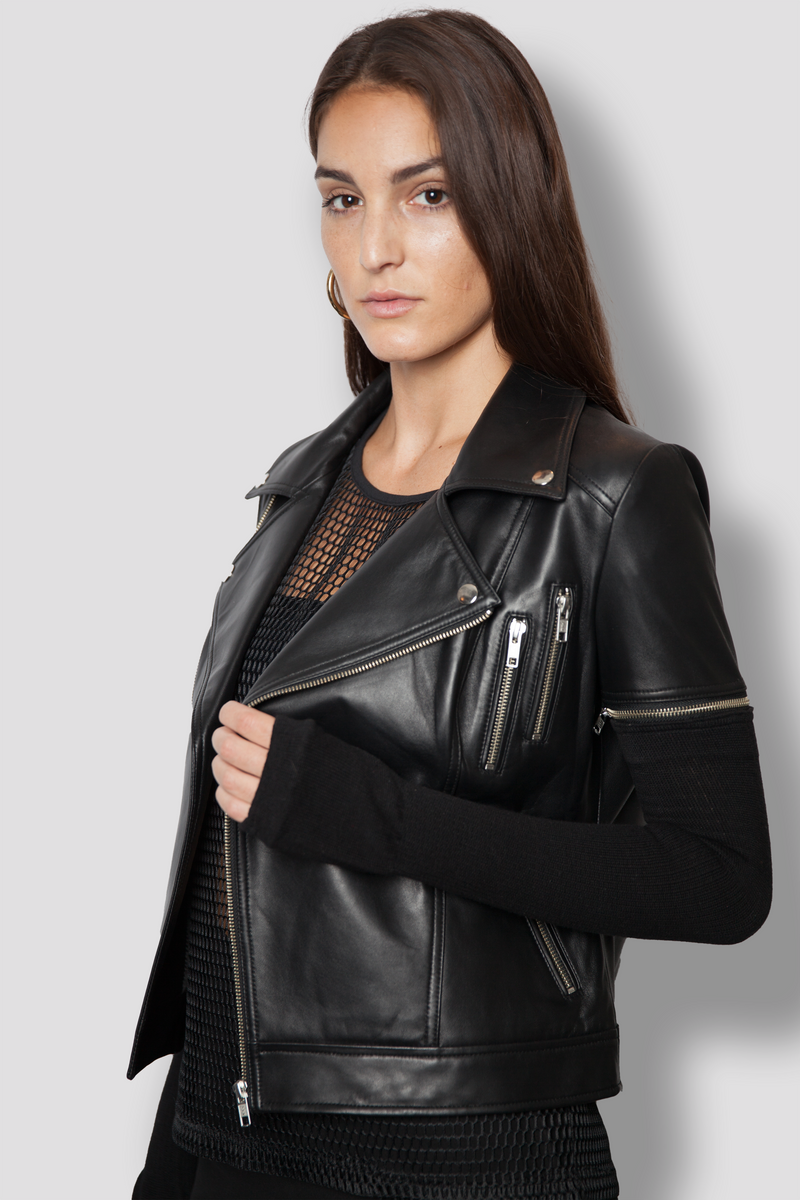 COVET LEATHER MOTO